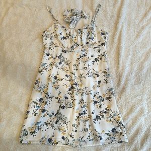 S Abercrombie and fitch floral mini dress
